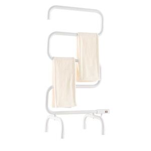 Luxurious Tangkula electric S-shaped towel warmer. Fast heat. Remote control